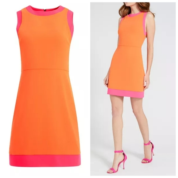 Alice + Olivia Dresses & Skirts - Alice + Olivia Alice + Olivia Truly Contrast Trim Sheath Dress Size 8